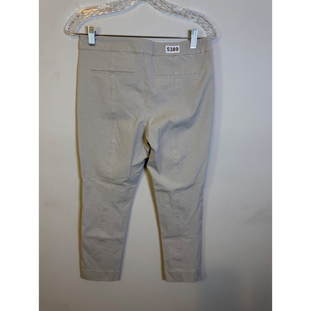 NYDJ Womens Ankle Pants Lift Tuck Technology Beige 8P - Picture 5 of 9
